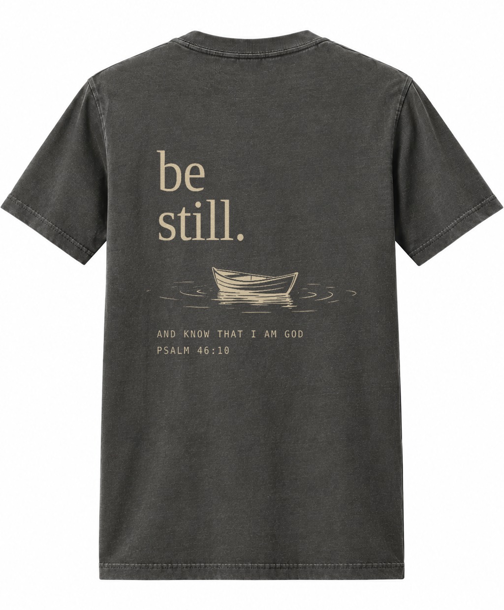 Be Still tee, back